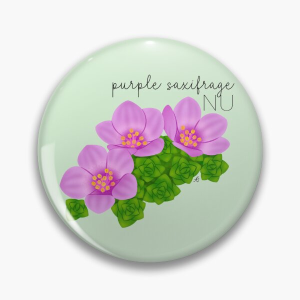 Item preview, Purple Saxifrage of Nunavut designed and sold by spontaneousing.