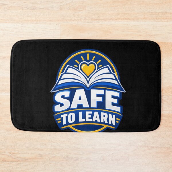 Item preview, Safe to Learn School Education Emblem Design Oregon School designed and sold by YASSINE HZ.