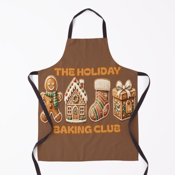 Item preview, The Holiday Baking Club Cute Christmas Gingerbread Cookies designed and sold by CraftyValley.