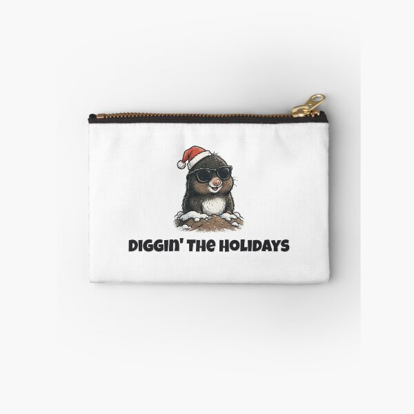 Item preview, Diggin' The Holidays Funny Mole Christmas Design designed and sold by Wild Shades.