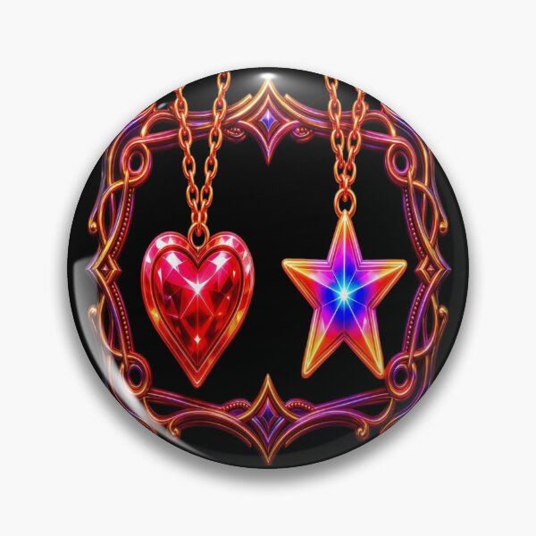 Item preview, Neon Magical Girl Ornate Frame Witchy Crystal Art designed and sold by Breezes-of-Ida.