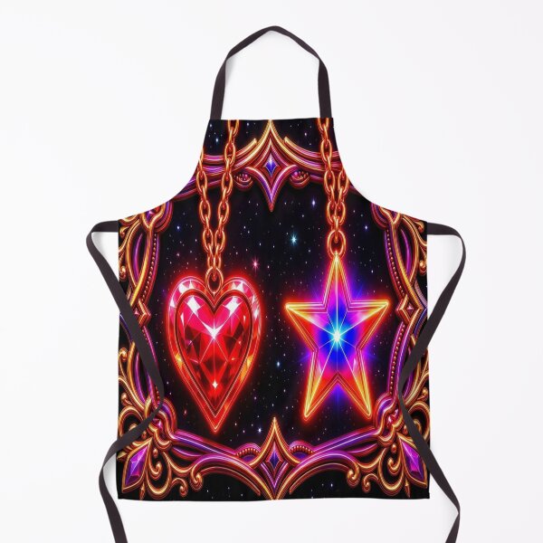Item preview, Neon Magical Girl Ornate Frame Witchy Crystal Art designed and sold by Breezes-of-Ida.