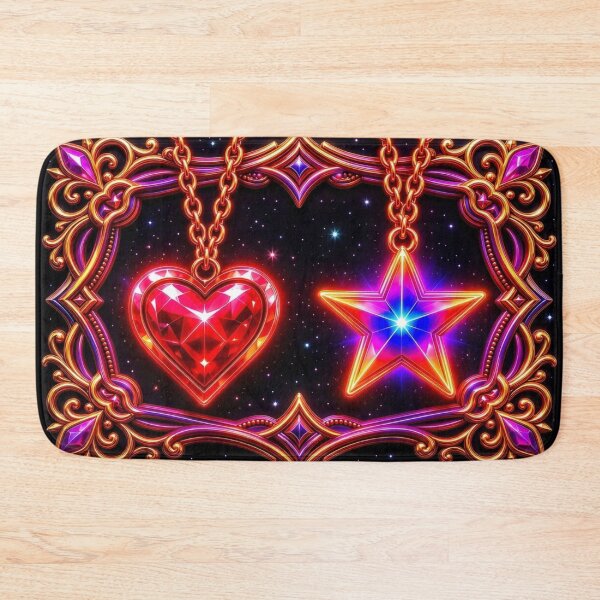 Item preview, Neon Magical Girl Ornate Frame Witchy Crystal Art designed and sold by Breezes-of-Ida.