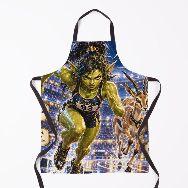 Item preview, Arlette Pointe d'Acier – La Flèche de Saint-Denis | Fantasy Athletics designed and sold by sirmarleyart.