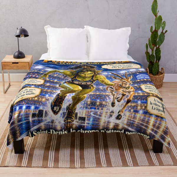 Item preview, Arlette Pointe d'Acier – La Flèche de Saint-Denis | Fantasy Athletics designed and sold by sirmarleyart.