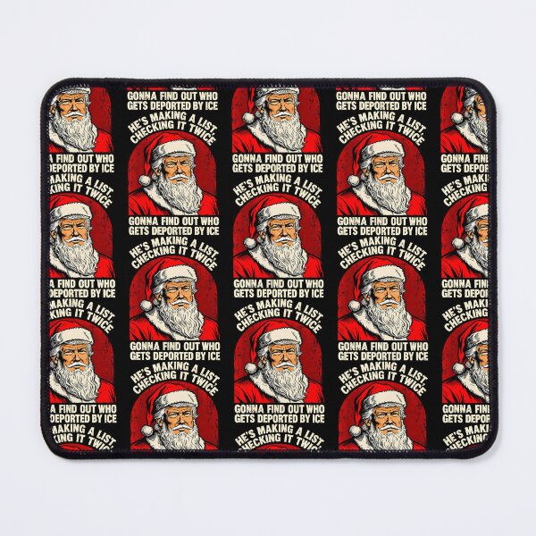 Item preview, He'S Making A List Checking It Twice Political Christmas designed and sold by OddityVault.