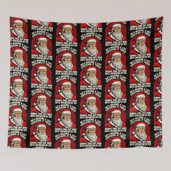 Item preview, He'S Making A List Checking It Twice Political Christmas designed and sold by OddityVault.