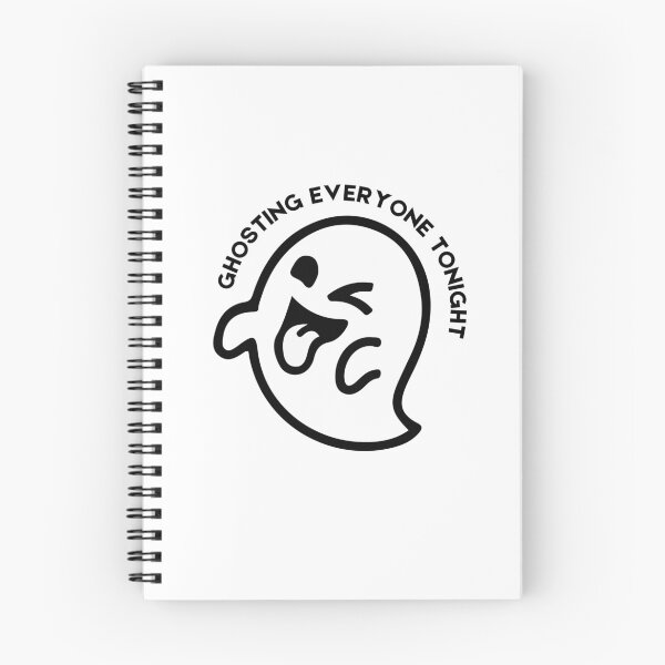 Item preview, Ghosting Everyone Tonight | Funny Ghost | Introvert Halloween designed and sold by PrintyRelatable.