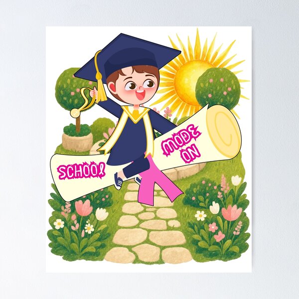 Item preview, School Mode On Cute Student Back to School Design designed and sold by Ashri-Unique-55.