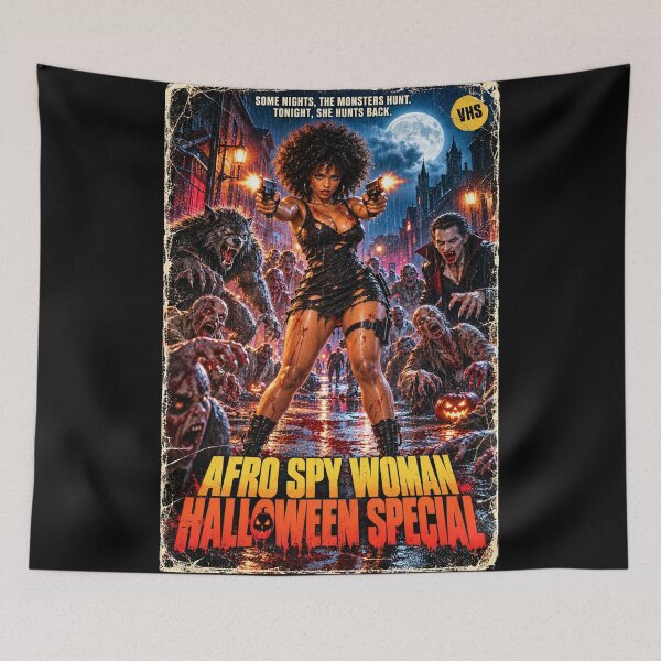 Item preview, Afro Spy Woman Halloween Special designed and sold by FilMate.