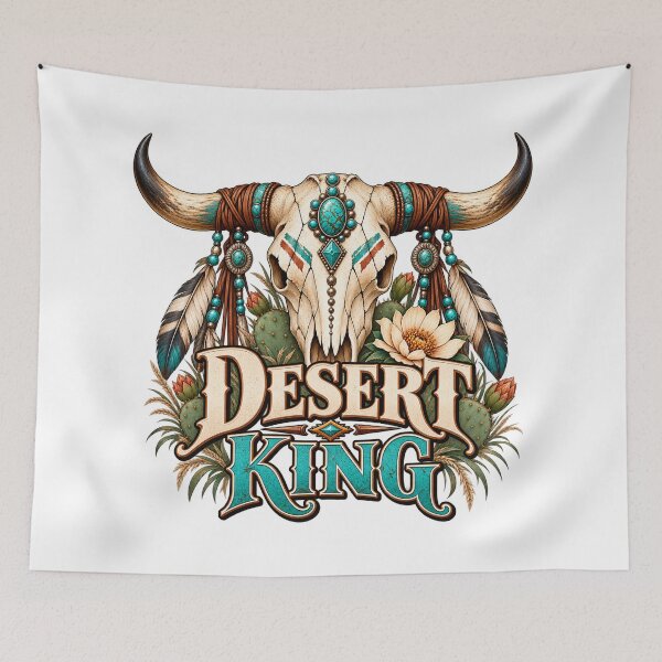 Item preview, Desert King Western Longhorn Skull designed and sold by J-CCreations.