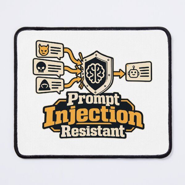 Item preview, Prompt Injection Resistant Cybersecurity Graphic designed and sold by ThreadQuirk.