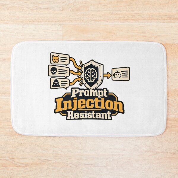 Item preview, Prompt Injection Resistant Cybersecurity Graphic designed and sold by ThreadQuirk.