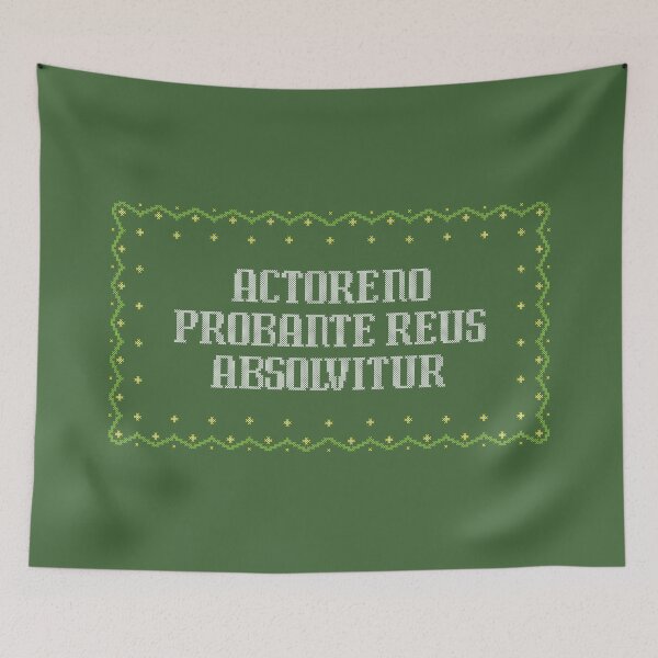 Item preview,  Emma M Lion - Actor Non Probate Reus Absolvitur - Islington Quote designed and sold by Red Barn  Co-Op.