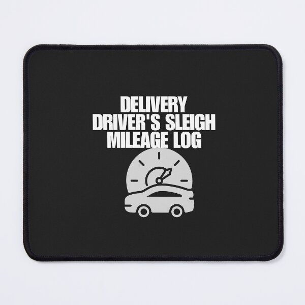 Item preview, Delivery Driver's Sleigh Mileage Log designed and sold by Bubpat.