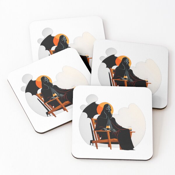 Item preview, Hooded Figure Wooden Chair Drink designed and sold by For-Cat Studio.