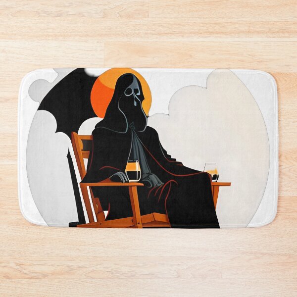 Item preview, Hooded Figure Wooden Chair Drink designed and sold by For-Cat Studio.