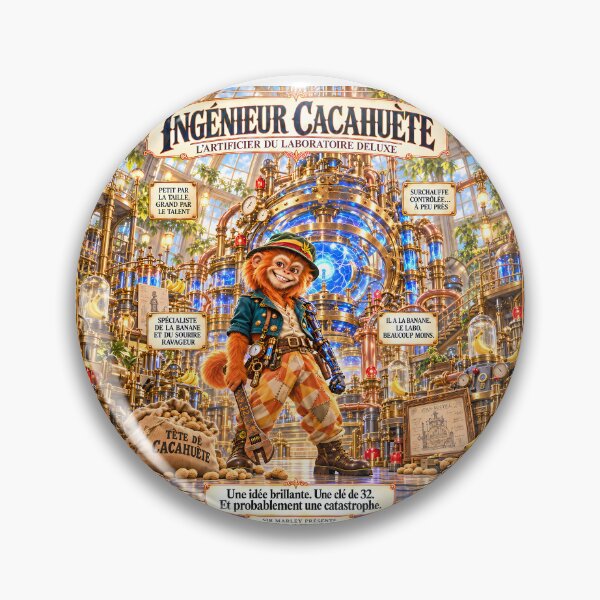 Item preview, Peanut Engineer – Sir Marley's Steampunk Genius designed and sold by sirmarleyart.