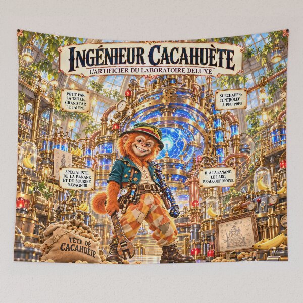 Item preview, Peanut Engineer – Sir Marley's Steampunk Genius designed and sold by sirmarleyart.