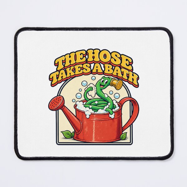 Item preview, Garden Hose Bubble Bath Retro Gardening Humor designed and sold by Pixdot.