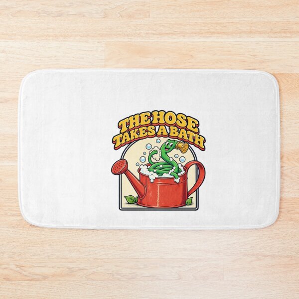 Item preview, Garden Hose Bubble Bath Retro Gardening Humor designed and sold by Pixdot.