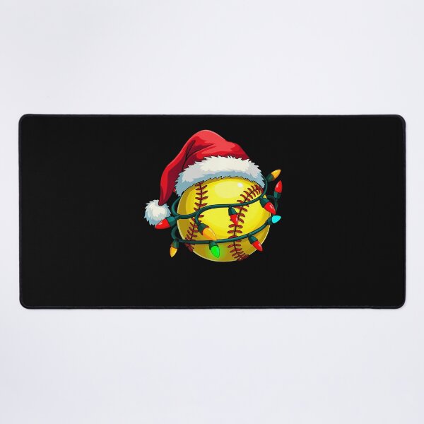 Item preview, Christmas Softball Santa Hat Lights designed and sold by DreamsofCrayons.