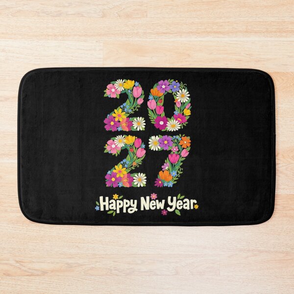 Item preview, Flowers New Year 2027 Floral Celebration Design designed and sold by FuzionRaptor.