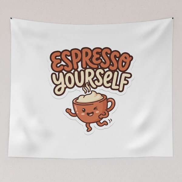 Item preview, Espresso Yourself designed and sold by OddLittleGoods.