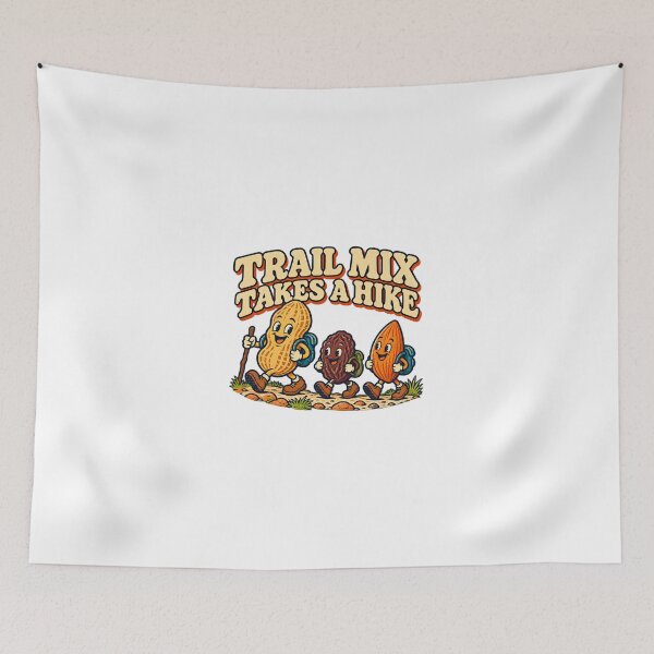 Item preview, Trail Mix Hikers on a Snack Adventure designed and sold by Pixdot.