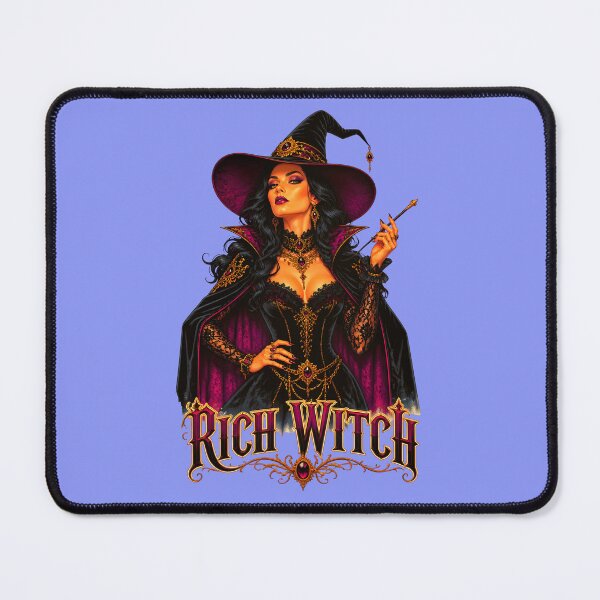 Item preview, RICH WITCH TEXT AND IMAGE HALLOWEEN DESIGN 2 designed and sold by DigitalandPhoto.