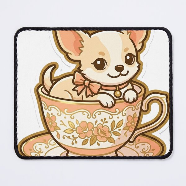Item preview, Chihuahua in a Teacup designed and sold by OddLittleGoods.