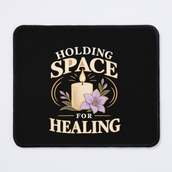 Item preview, Holding Space For Healing Candle Flower Design Oregon School designed and sold by YASSINE HZ.