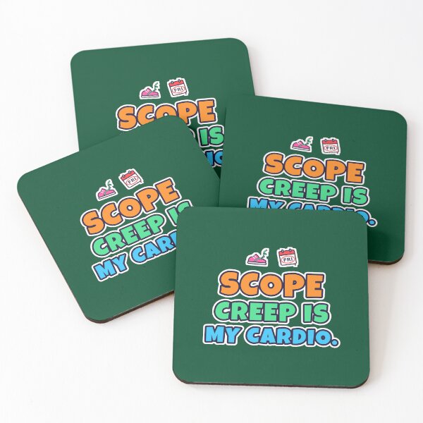Item preview, Scope Creep Is My Cardio – Funny Agency and Freelancer Humour designed and sold by TribeGlyph.