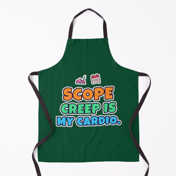 Item preview, Scope Creep Is My Cardio – Funny Agency and Freelancer Humour designed and sold by TribeGlyph.