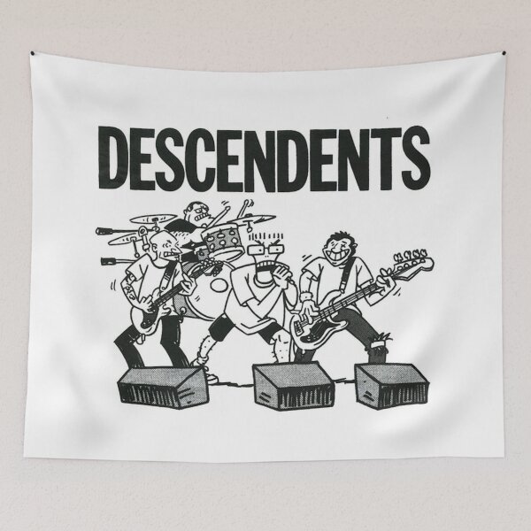 Item preview, Descendents Punk Music Original Custom Vintage Music Band Tee Unique Poster Wall Art designed and sold by Cool Robot Bro..