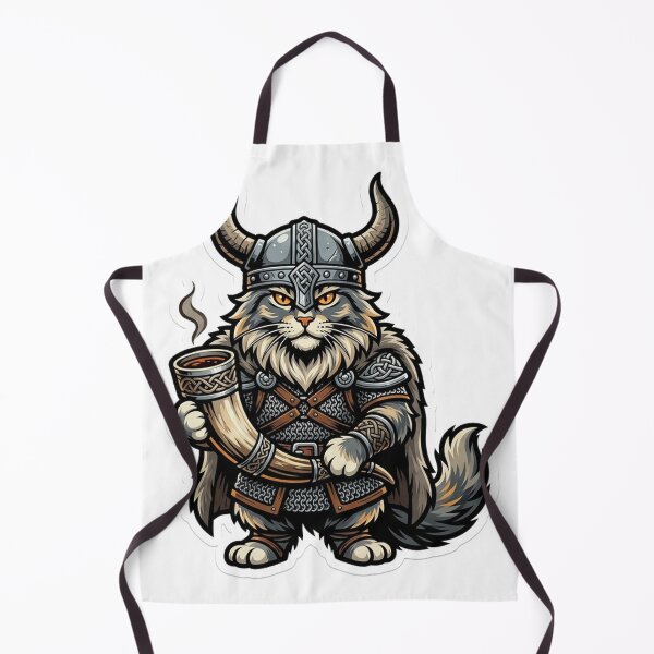Item preview, Maine Coon Viking Coffee designed and sold by OddLittleGoods.