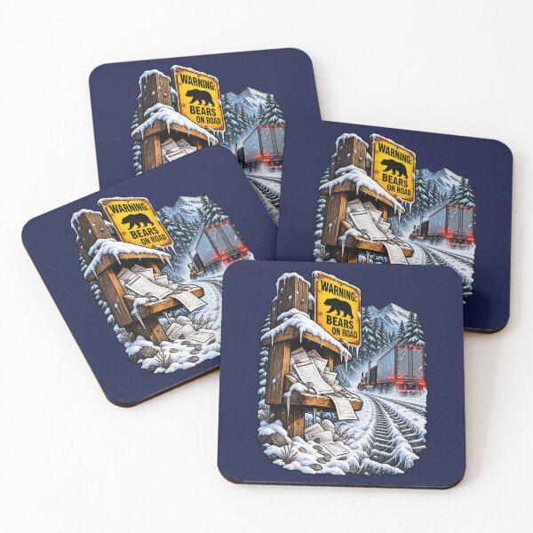 Item preview, Warning Bears Trucker & Winter Pass designed and sold by NomadForge.