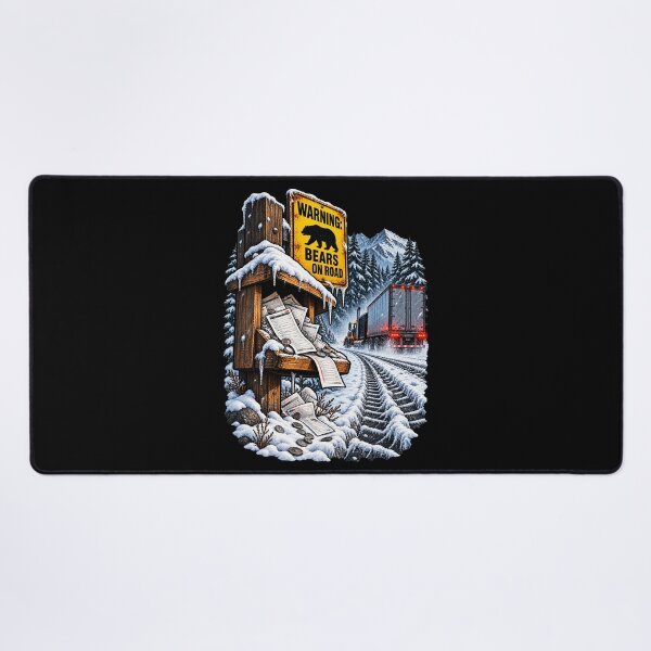 Item preview, Warning Bears Trucker & Winter Pass designed and sold by NomadForge.