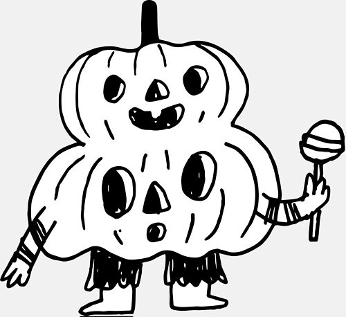 Item preview, Double Trouble Pumpkin designed and sold by kostolom3000.
