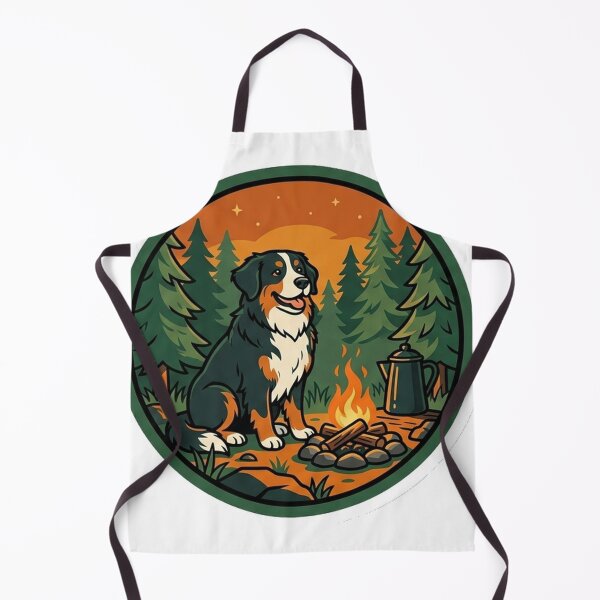 Item preview, Bernese Mountain Dog Campfire Coffee designed and sold by OddLittleGoods.