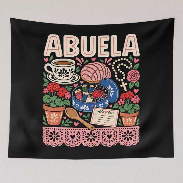 Item preview, Abuela Mexican Grandmother Concept designed and sold by Wild-Misfits.