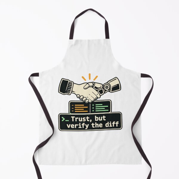 Item preview, Trust, but Verify the Diff Terminal Design designed and sold by ThreadQuirk.