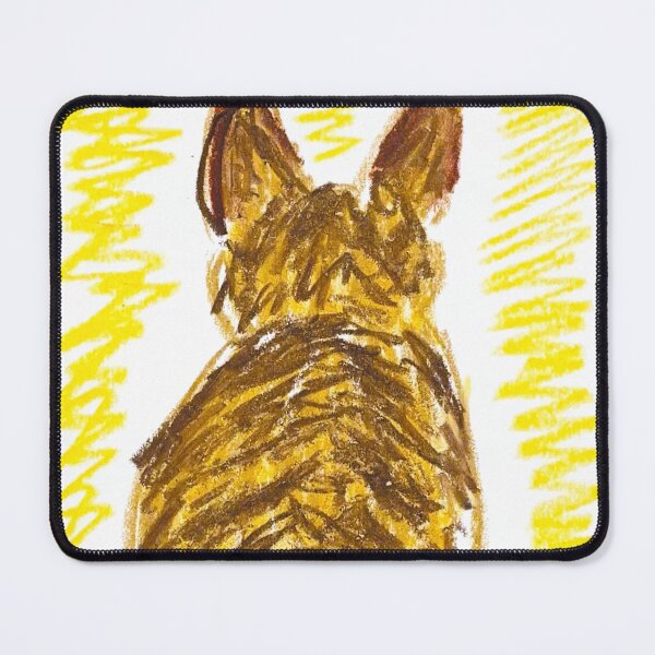 Item preview, 011 - rabbit (oil pastel drawing) designed and sold by HeiiStudio.