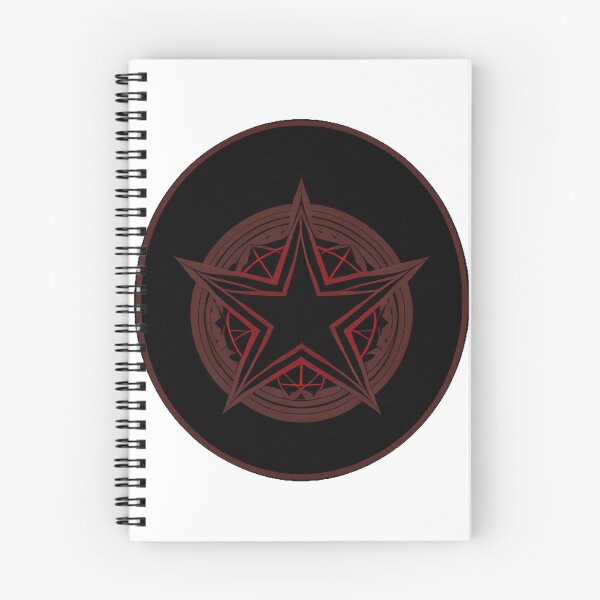 Item preview, Black Circular Emblem with Red Star designed and sold by For-Cat Studio.