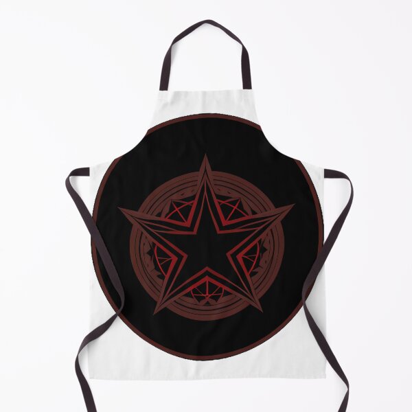 Item preview, Black Circular Emblem with Red Star designed and sold by For-Cat Studio.