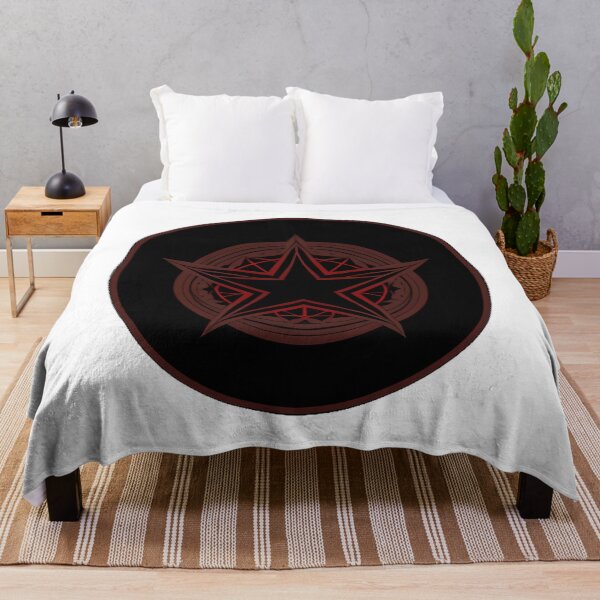 Item preview, Black Circular Emblem with Red Star designed and sold by For-Cat Studio.