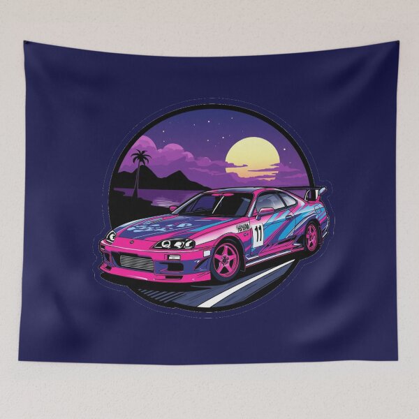 Item preview, Synthwave Retro Sports Car Design designed and sold by MargaretPolanco.