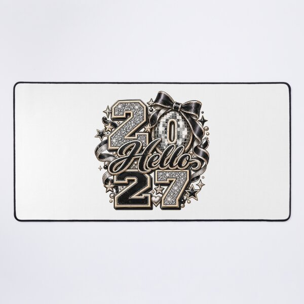 Item preview, Hello 2027 Floral New Year Party Celebration Design designed and sold by FuzionRaptor.