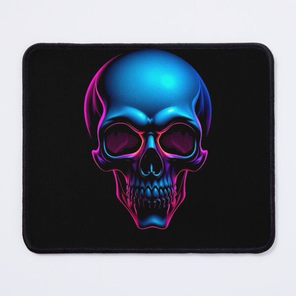 Item preview, Minimalist Synthwave Metallic Skull Art designed and sold by ERODED SELF.