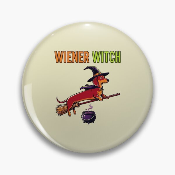 Item preview, Wiener Witch Dachshund Funny Dachshund Mom Gift Witchy Wiener Dog designed and sold by FurRealStudioCo.